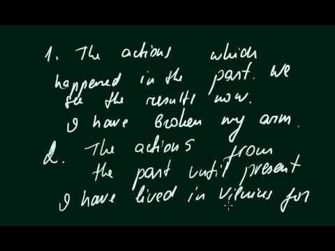 Present perfect