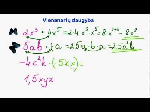 Vienanarių daugyba