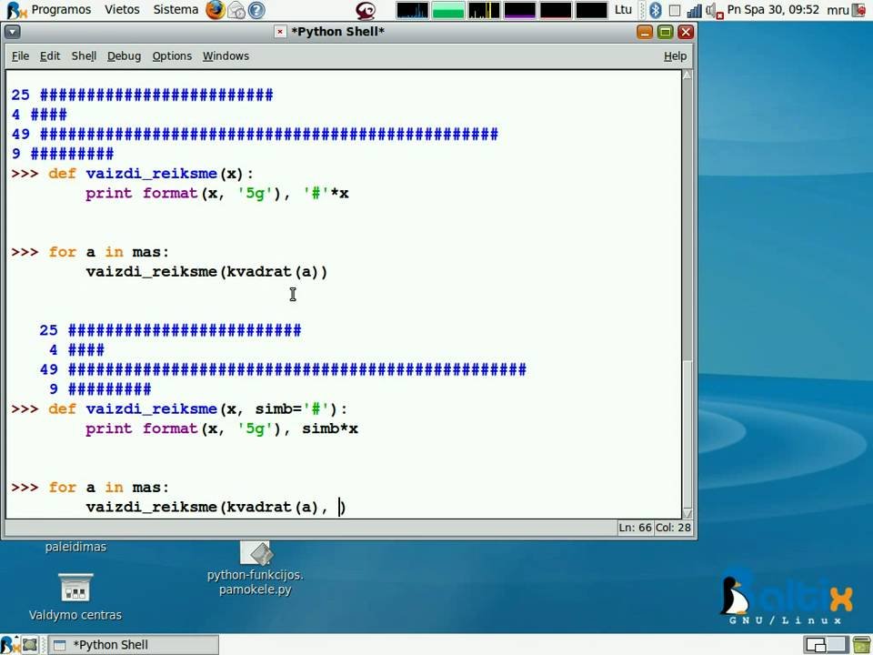 5.1 Python-funkcijos