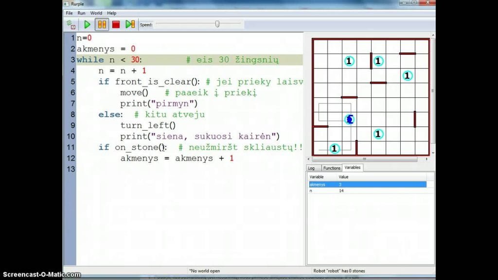 Python programavimas (Rur-Ple NG) – Sąlygos sakiniai