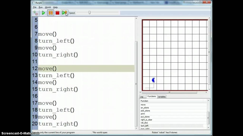 Python programavimo mokymo(si) aplinka (Rur-Ple NG)