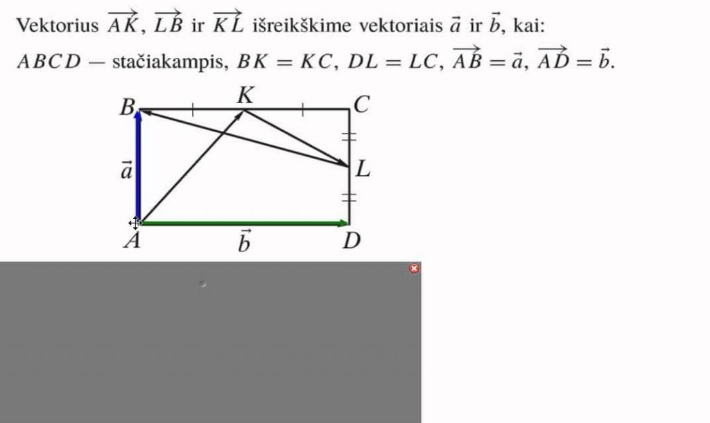Vektorių dauginame iš skaičiaus