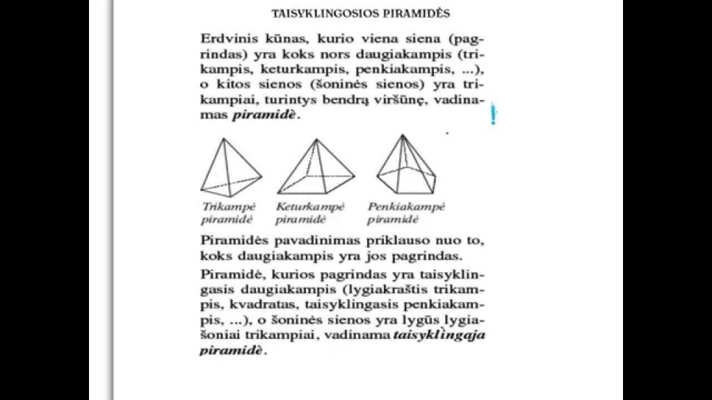 Taisyklinga piramidė