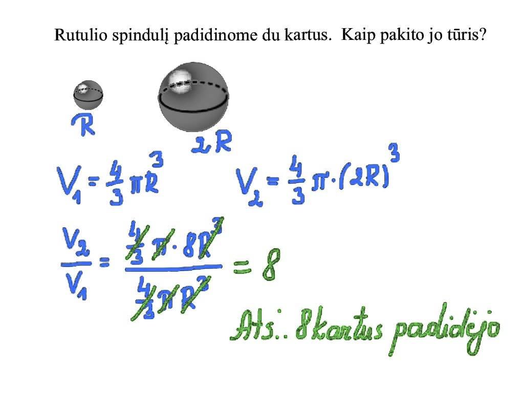 Erdviniai kūnai. Sfera. Rutulys.