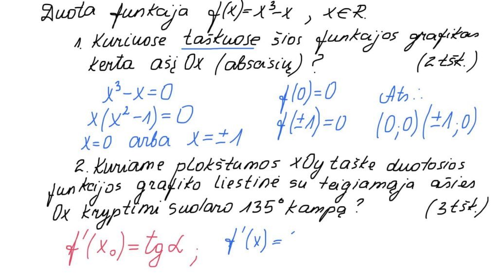 Lygtys. Matematikos valstybinis brandos egzaminas.