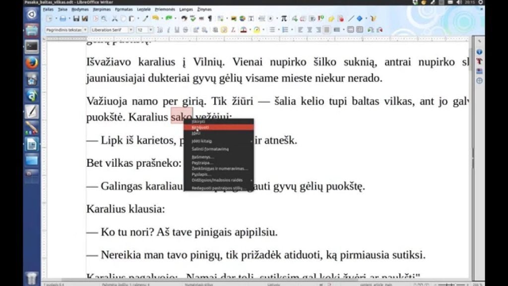 Kopijavimas ir failų saugojimas. 6 dalis. Kaip perkelti tekstą.