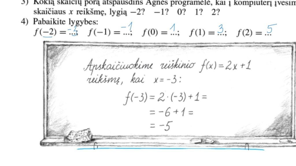 Reiškinio su vienu kintamuoju reikšmės
