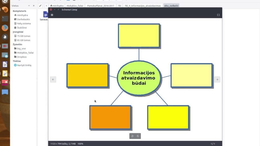 Kaip pakeisti LibreOffice Draw dokumento prievardį