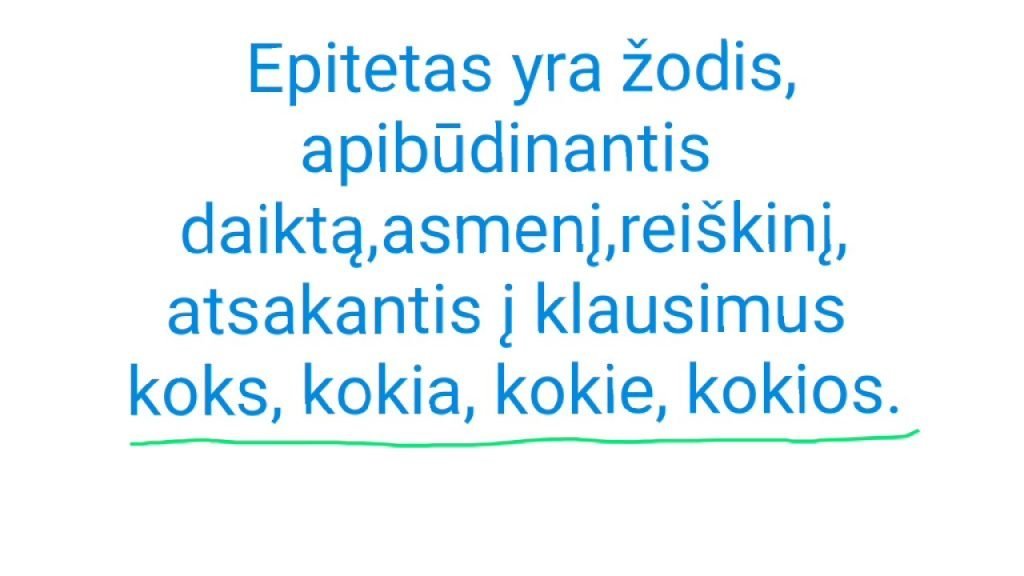 Epitetas