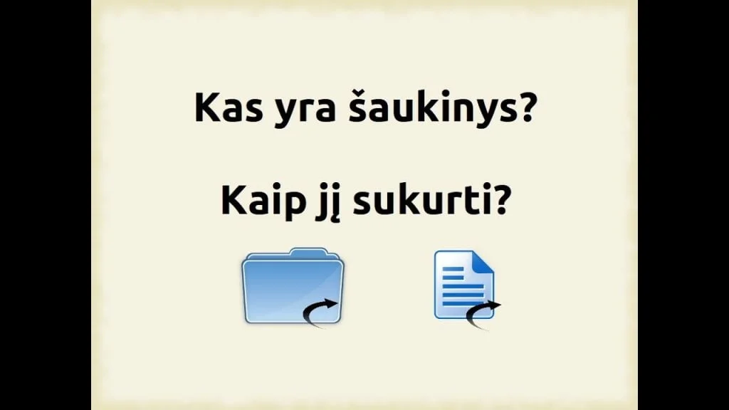 Šaukiniai – kas jie, kaip juos sukurti. 7 klasei