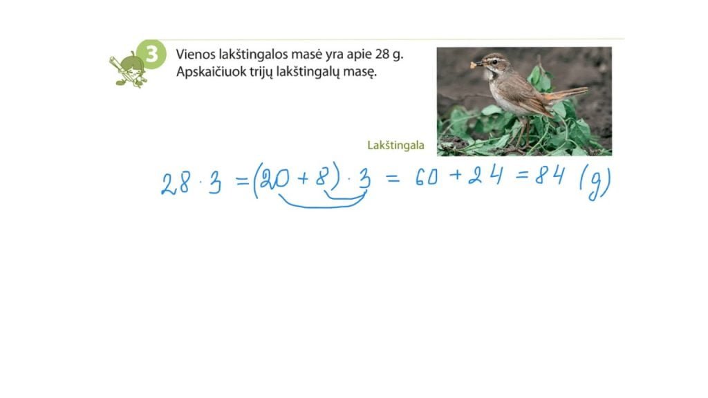 Daugyba iki 1000. Antra pamoka.