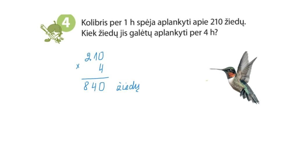 Daugyba iki 1000. Penkta pamoka.