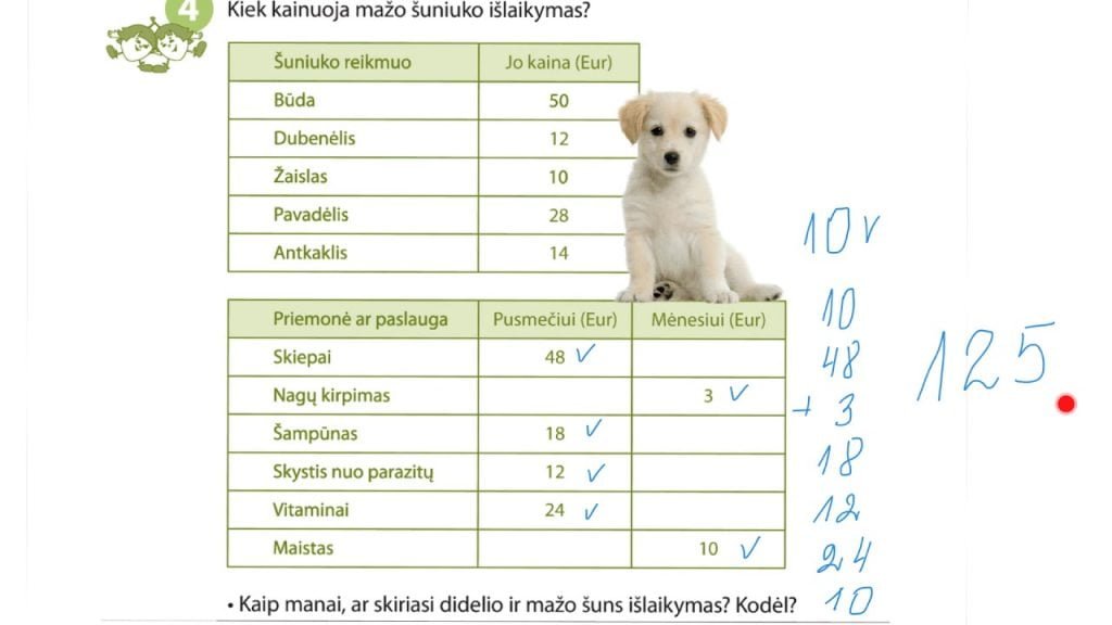 Lygtys. Antra pamoka.