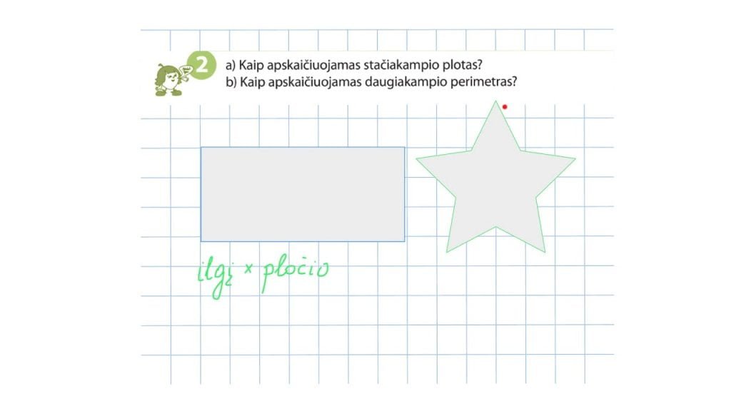 Plotas ir perimetras. Pirma pamoka