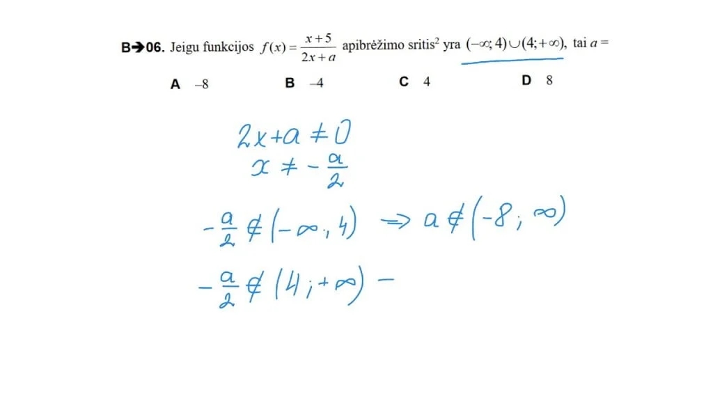 VBE Matematika 2020 pagrindinė sesija