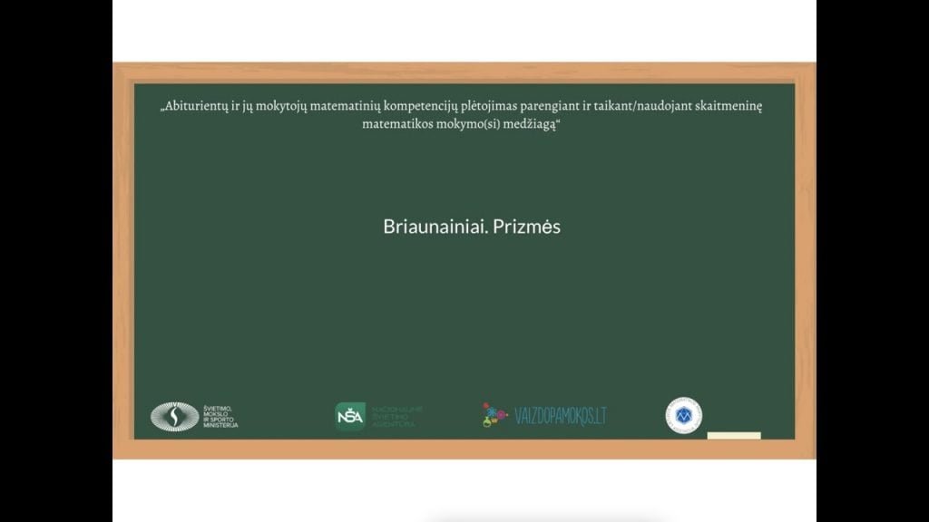 Briaunainiai. Prizmės