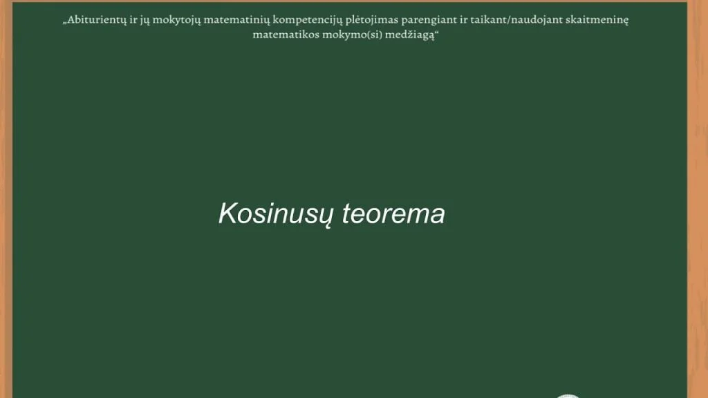 Kosinusų teorema