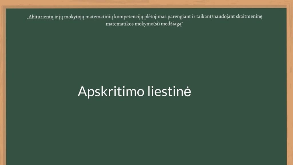 Apskritimo liestinė
