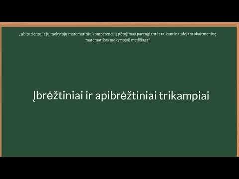 Įbrėžtiniai ir apibrėžtiniai trikampiai